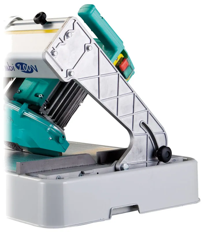 Combicut 200 Overhead Rail Saw: Miter Tilt