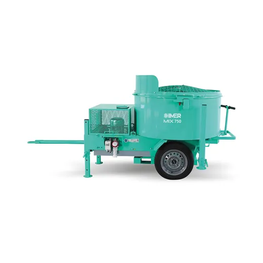 Mix 750 Vertical Shaft Mixer - Side View